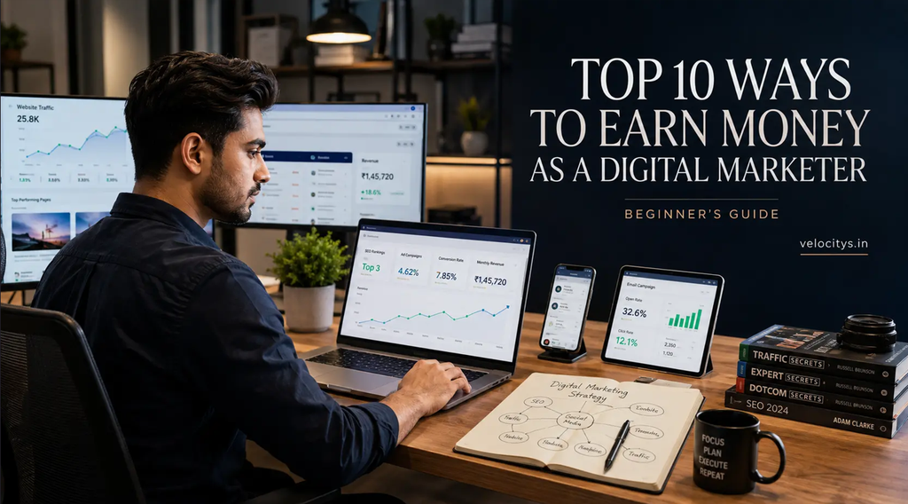 10 ways to earn money as a digital marketer